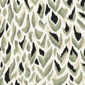 Abstract Animalier Sage Green