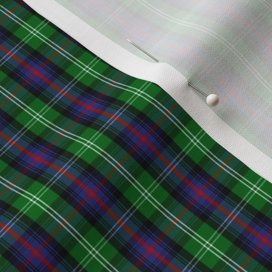 Tiny Scottish Clan Sutherland Tartan Plaid