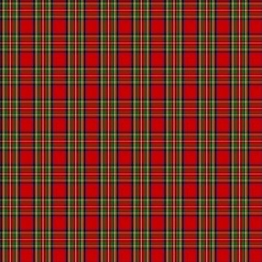 Tiny Scottish Clan Stewart Tartan Plaid