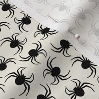 Halloween Spiders - Black on White