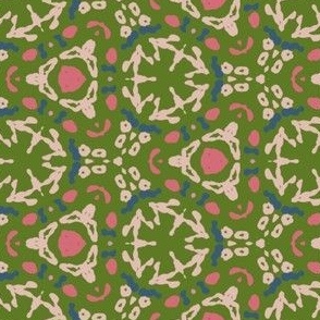 Boho Crochet - green triangles