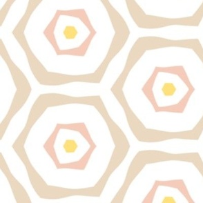 Desert Rose - neutral geometric pattern