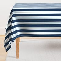 beach stripes on navy