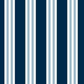beach stripes on navy