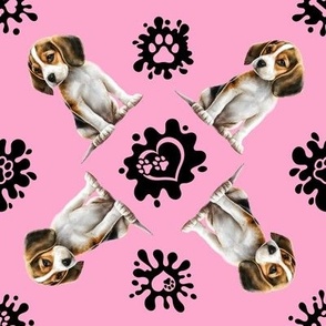 Puppy Love 30 Beagle Pink