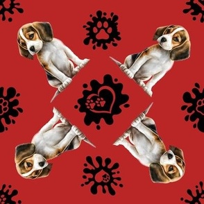 Puppy Love 30 Beagle Red