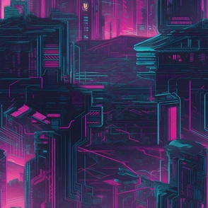 Cyberpunk Skyline (L)