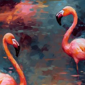 Flamingo Reflection (L)