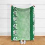 Winter Wonderland in Green–42" wide