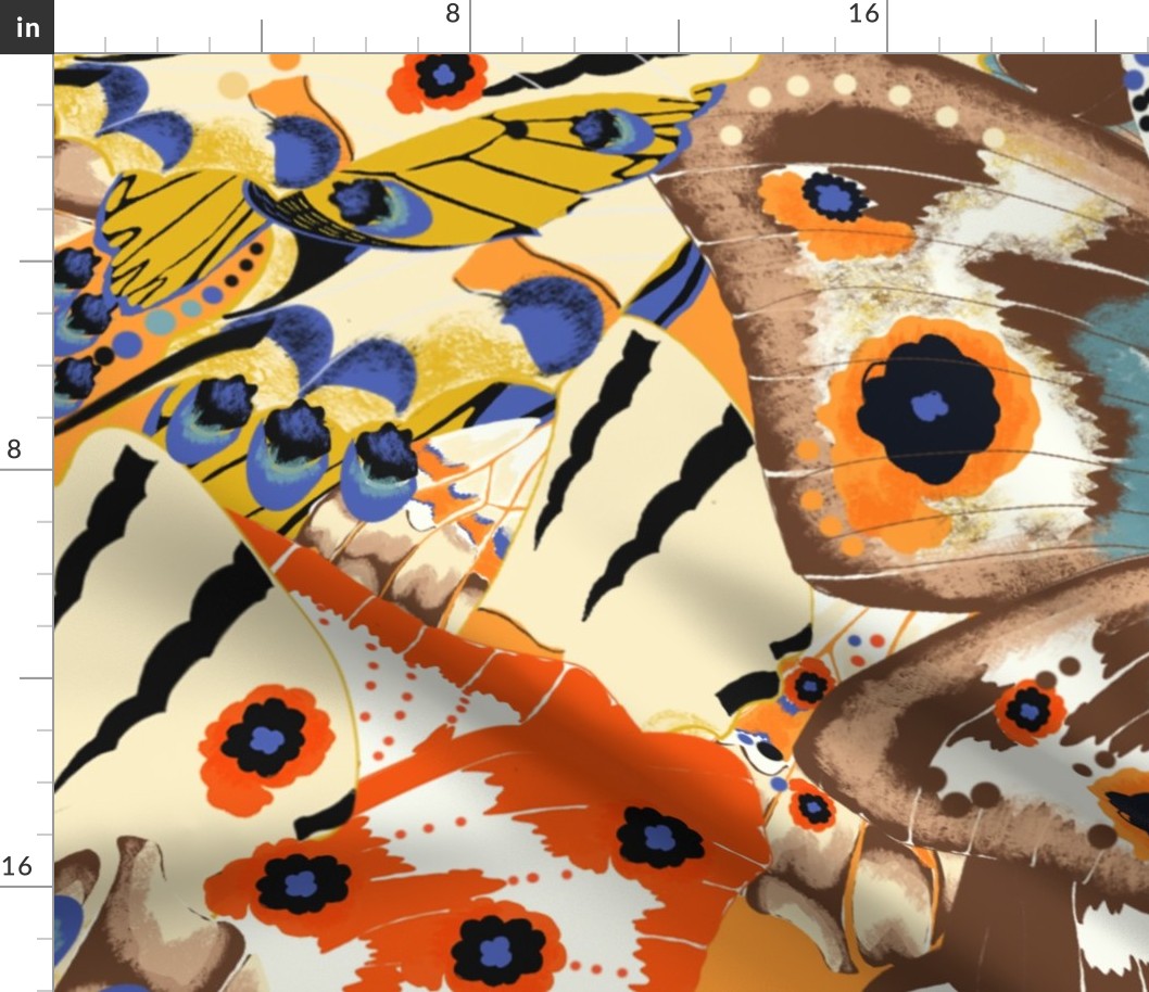 Abstract Butterfly Wings Mania