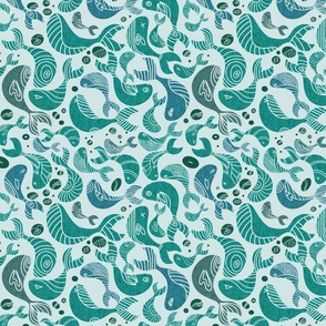 Pantone Turquoise Sea | Medium scale