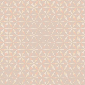 Kaleidoscope seampess pattern in warm pink