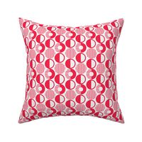 Mid Century Dots_Red/White_Small