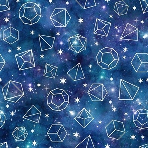 Bigger Scale Polyhedral Space Dice