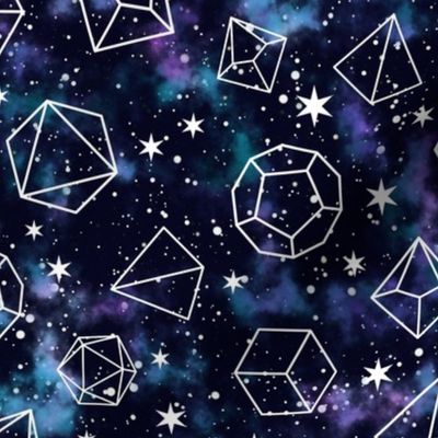 Bigger Scale Polyhedral Space Dice