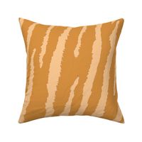 Tiger Stripes Gold on light gold Wallpaper and Fabric