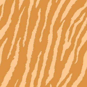 Tiger Stripes Gold on light gold Wallpaper and Fabric