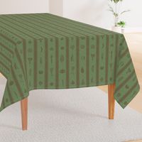 Vegetable lover table and kitchen linens