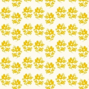  golden yellow cream vintage floral cottage floral farmhouse floral ditsy floral terriconraddesigns copy