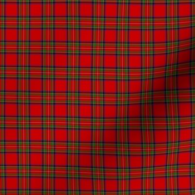 Micro Scottish Royal Stewart Tartan Plaid