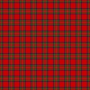 Micro Scottish Royal Stewart Tartan Plaid