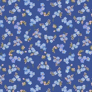 Forget-Me-Nots Ditsy - Blue Mini