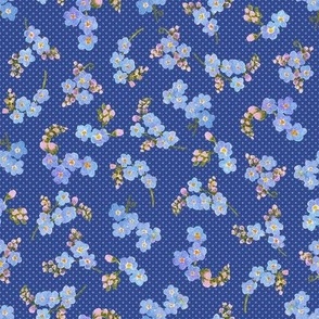 Forget-Me-Nots Ditsy - Blue Small