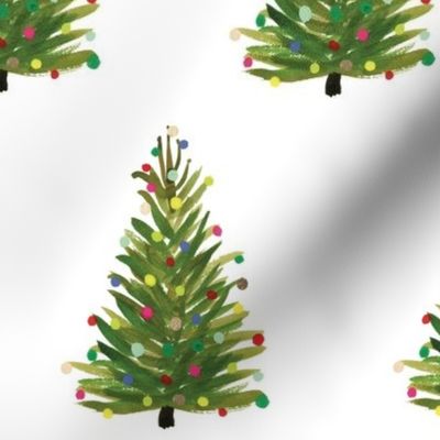 Ornamented Christmas Trees