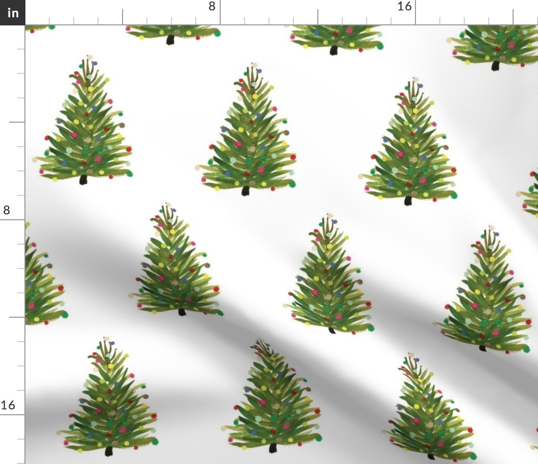 Ornamented Christmas Trees