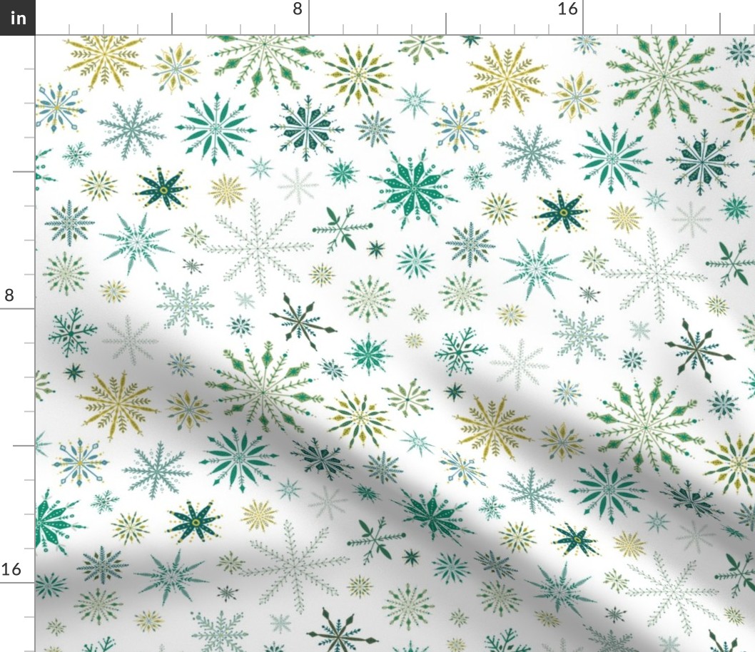 Ice Mint Snowflakes