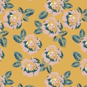 Vintage Roses Yellow
