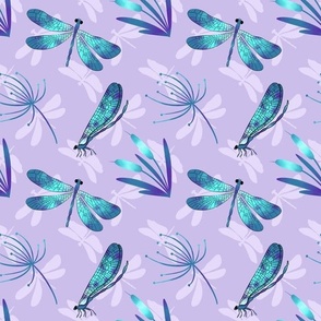 dragonfly purple