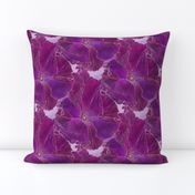 Purple Petunias-21x18