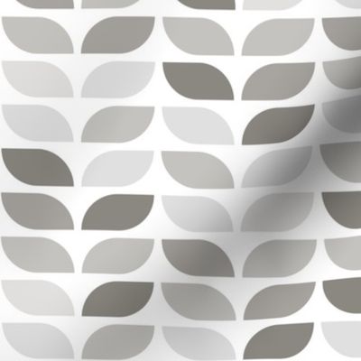 Geometric Pattern: Leaf: Portland White (standard version)