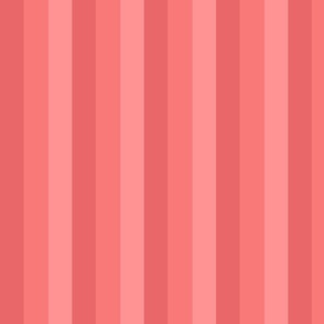 Pink Ombre Stripe - Medium Scale