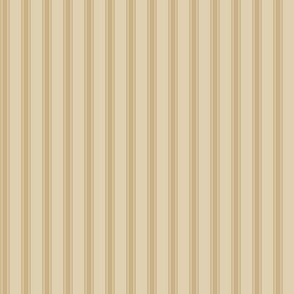 Ticking Stripe: Sand Tones Pillow Ticking, Mattress Ticking