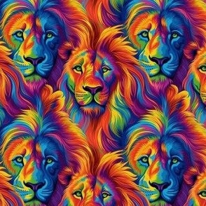 Colorful Lions From the Eighties