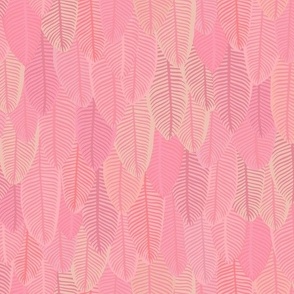 Paradise Feathers {Flamingo} medium