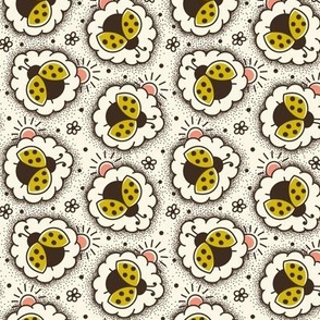 2761 G Small - hand drawn ladybugs