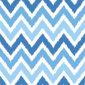 IKAT 01 blue chevron
