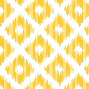 IKAT 04 yellow diamonds