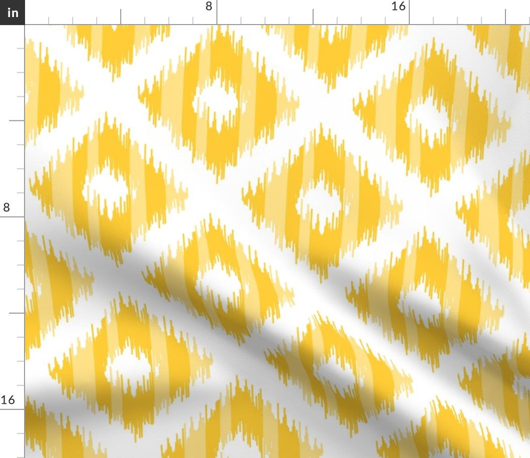 IKAT 04 yellow diamonds