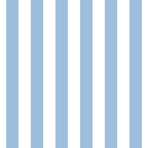 1.5" wide stripes/summer song blue and pure white