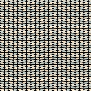 Geometric Pattern: Leaf: Julio Black (small version)