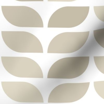 Geometric Pattern: Leaf: Sherwin White (large version)