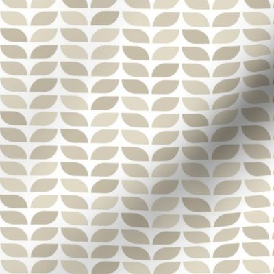 Geometric Pattern: Leaf: Sherwin White (small version)