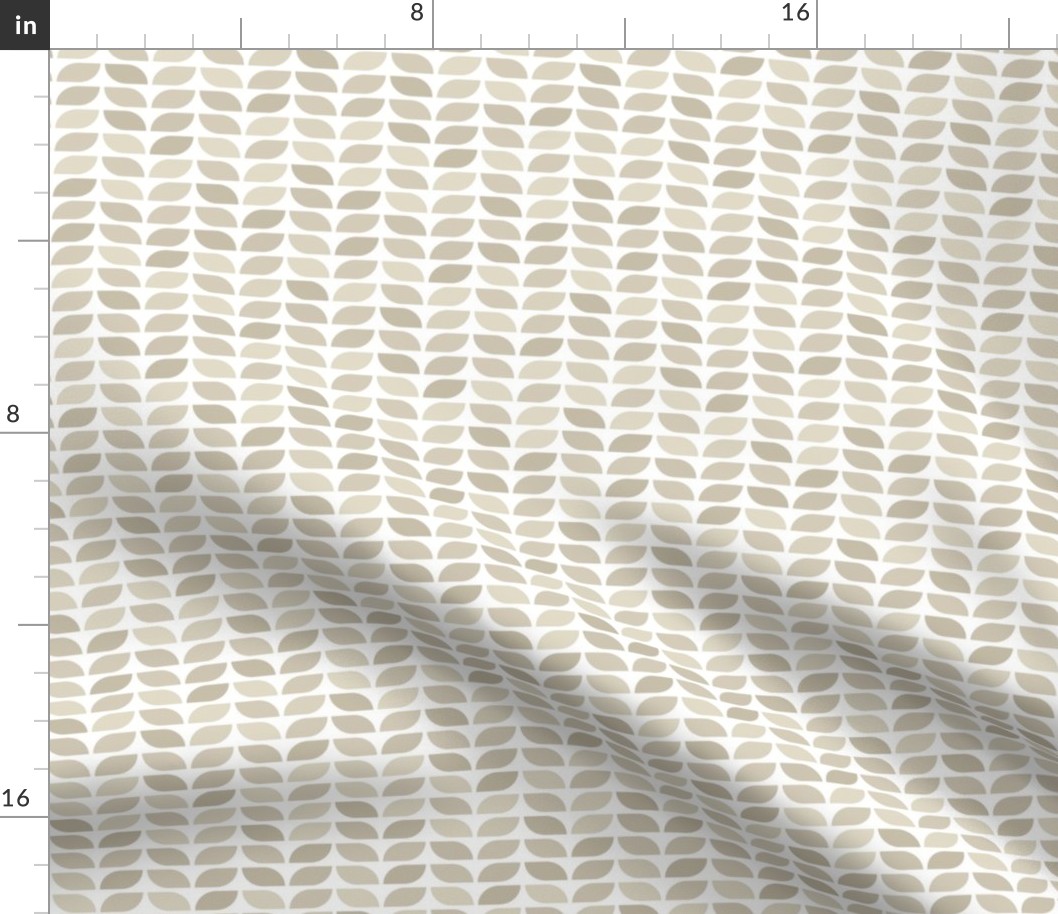 Geometric Pattern: Leaf: Sherwin White (small version)