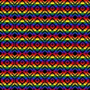 Gay Pride Rainbow LGBTQ Geometric-Tiny