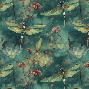 Dragonflies & Flowers