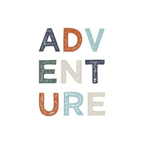 12" Adventure - Quilt block Multi - C23